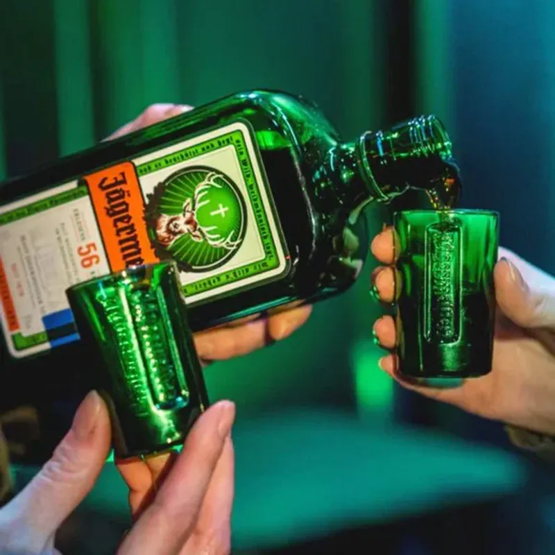 Jagermaister shote glass grønn