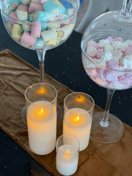 Led lamp shining glass Small