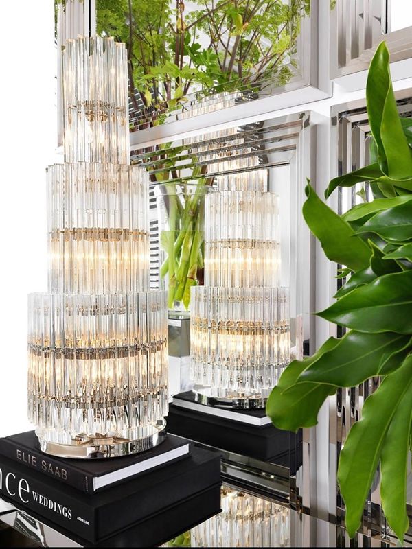 Eichholtz Bordlampe Eldorado clear glass