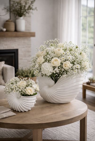 Mariella - Vase Hvit Stor