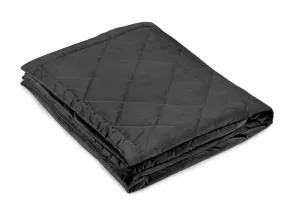 Hovedbilde Sengeteppe 240x135cm m/diamant quilt velour black