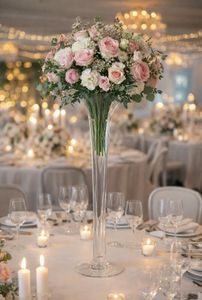 Hovedbilde Mira høy glass vase