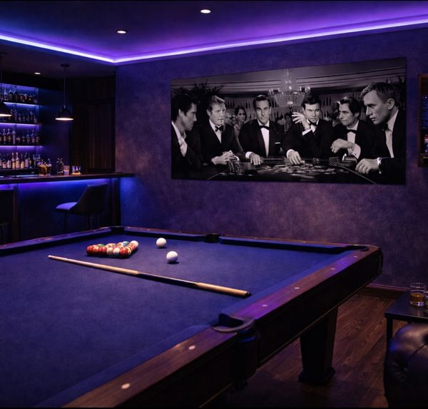  All James Bond casino 90cm x 180cm