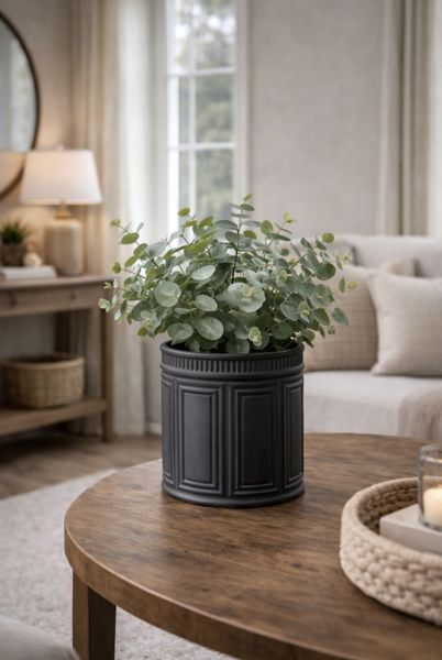 Roma sort matt potte Small