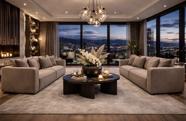 Siena 3-seters sofa Brun